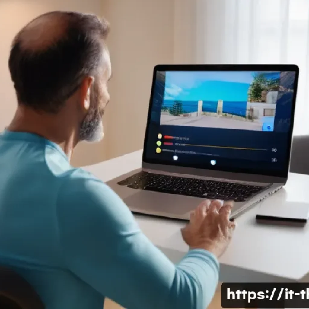 물리치료사의 재택근무 가능성 - A modern physiotherapy session conducted via telemedicine: a middle-aged Italian physiotherapist gui...