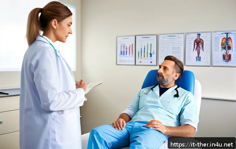 물리치료사의 체계적인 연봉 협상법 - A professional physiotherapist in a modern Italian clinic setting, dressed in clean, professional at...
